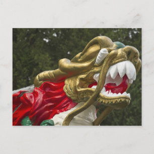 Chinesischer Drachenboot-Bugfigur, Stanley Park Postkarte