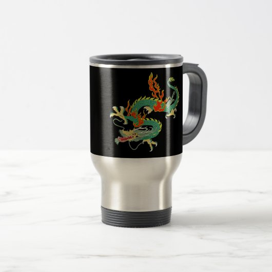 Chinesischer Drachenreisemug Reisebecher (VorderseiteRechts)