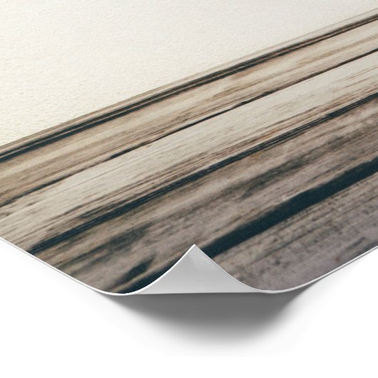 Chinesischer Elm Bonsai Tree im Winter Poster (Ecke)