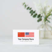 Chinesischer englischer Übersetzer des Visitenkarte (Stehend Vorderseite)