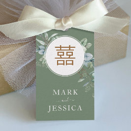 Chinesischer Eukalyptus Doppelglücklich/Song Hy Geschenkanhänger