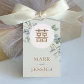 Chinesischer Eukalyptus Doppelglücklich/Song Hy Geschenkanhänger