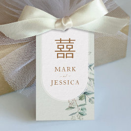 Chinesischer Eukalyptus Doppelglücklich/Song Hy Geschenkanhänger