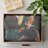 Chinesischer Fisch schwimmt im Wasser Seidenpapier (Geschenk)