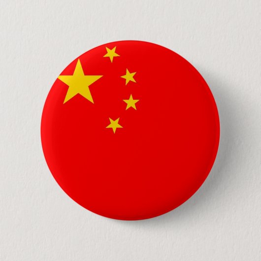 Chinesischer Flaggenknopf Button (Vorderseite)