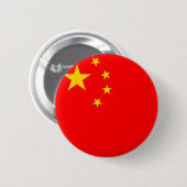 Chinesischer Flaggenknopf Button (Vorne & Hinten)