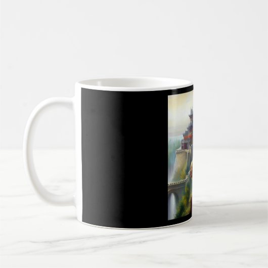Chinesischer Foo Lion (12) Kaffeetasse (Links)
