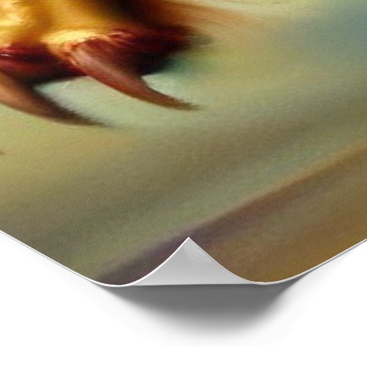 Chinesischer Foo Lion (14) Poster (Ecke)