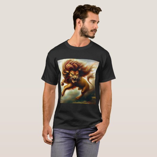 Chinesischer Foo Lion (14) T-Shirt (Vorne ganz)