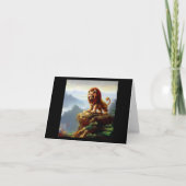 Chinesischer Foo Lion (1) Karte (Vorderseite)