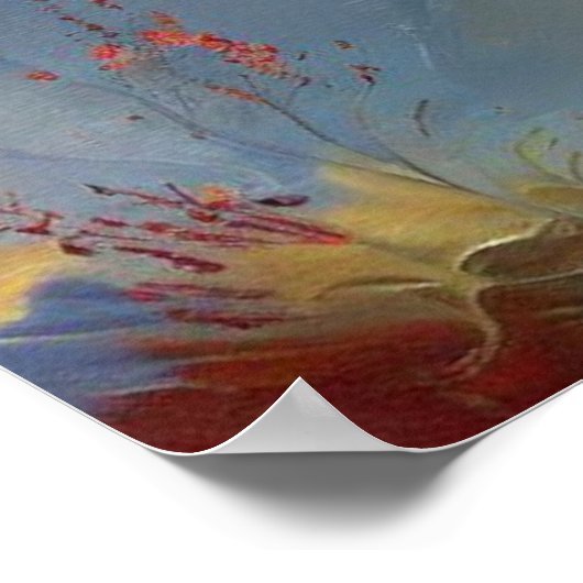 Chinesischer Foo Lion (1) Poster (Ecke)