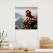 Chinesischer Foo Lion (1) Poster (Küche)