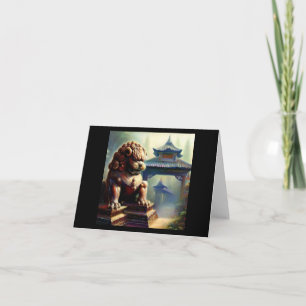 Chinesischer Foo Lion (22) Karte