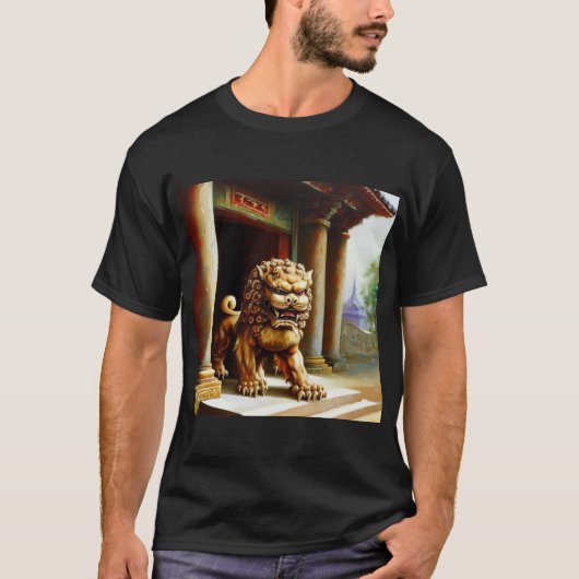 Chinesischer Foo Lion (23) T-Shirt (Vorderseite)