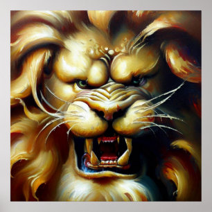 Chinesischer Foo Lion (5) Poster