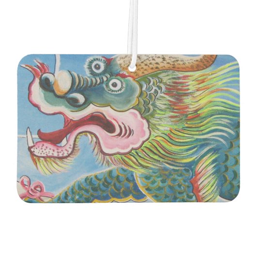 Chinesischer Foohund/Lion Guardian Mural Autolufterfrischer (Rückseite)