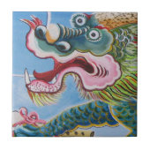Chinesischer Foohund/Lion Guardian Mural Fliese (Vorderseite)