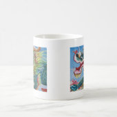 Chinesischer Foohund/Lion Guardian Mural Kaffeetasse (Mittel)