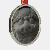 Chinesischer Foohund Ornament Aus Metall (Rechts)