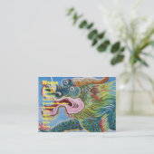 Chinesischer Foshund / Lion Guardian Mural Visitenkarte (Stehend Vorderseite)