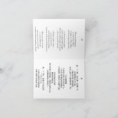 Chinesischer Frauenwunschausweis Pei. Feiertagskarte (Innenseite)