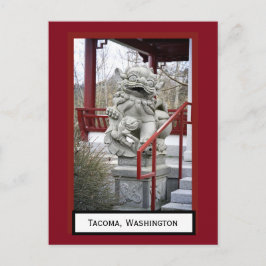 Chinesischer Fu Dog Tacoma, Washington Postcard Postkarte
