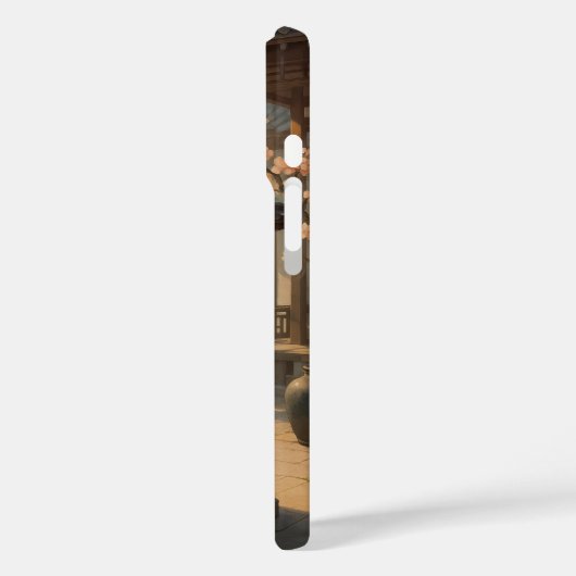 Chinesischer Garten Design Phone Case (Rückseite / Links)