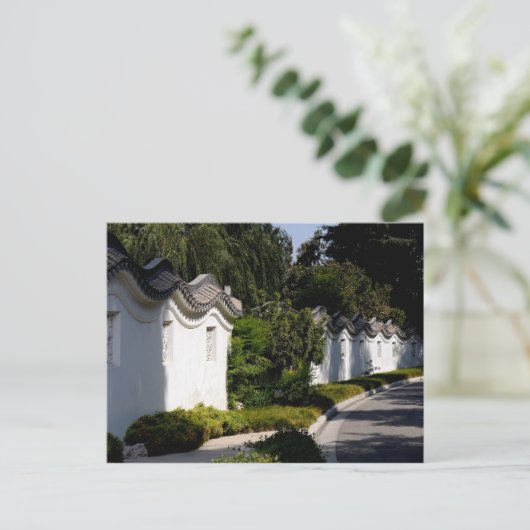 Chinesischer Garten - Huntington Library Californi Postkarte (Stehend Vorderseite)