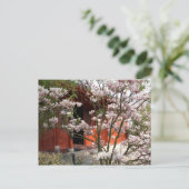 chinesischer Garten Postkarte (Stehend Vorderseite)