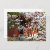 chinesischer Garten Postkarte (Vorne/Hinten)
