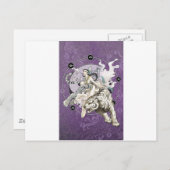 Chinesischer Geist des Tiger w chinesisches Elemen Postkarte (Vorne/Hinten)