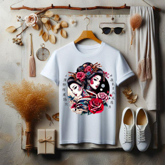 Chinesischer Girl-T - Shirt