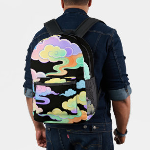 Chinesischer Glückswolken-Rucksack Bedruckter Rucksack