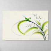 Chinesischer Grasshopper Poster (Vorne)