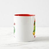 Chinesischer Grüner Drache Benutzername Zweifarbige Tasse (Mittel)