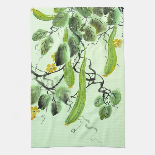 Chinesischer Gurke Geschirrtuch (Vertikal)