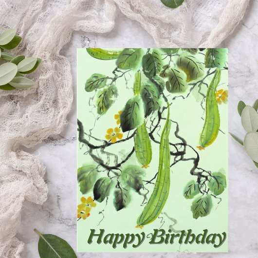 Chinesischer Gurke Postkarte