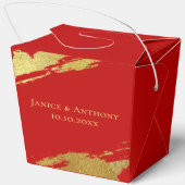 Chinesischer Hochzeitskalligrafie-Pinselstrich vie Geschenkschachtel (Rückseite)