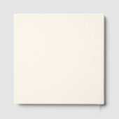 Chinesischer Hochzeitsrahmen Gelbblütenvogel Gästebuch (Rückseite)