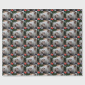 Chinesischer Hund Geschenkpapier (Flach)