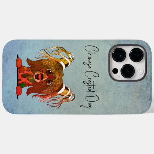 Chinesischer Hund mit Schokolade Case-Mate iPhone Hülle (Rückseite (Horizontal))