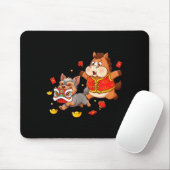 Chinesischer Hund Yorkshire Terrier Männer Frauen Mousepad (Mit Mouse)