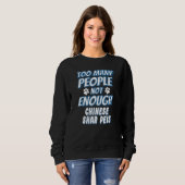 Chinesischer Hundebesitzer Shar Pei Sweatshirt (Vorne ganz)