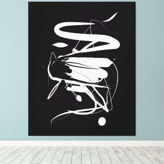 Chinesischer Impressum Stretched Leinwand (Insitu (Holzboden))