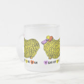 Chinesischer Jahrgang Zodiac Geburtstag FGM Mattglastasse (Vorderseite Links)