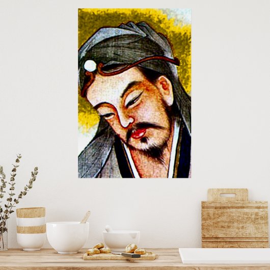 Chinesischer Jesus Poster (Küche)