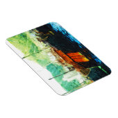 Chinesischer Junk in Hongkong Abstrakt Magnet (Rechte Seite)