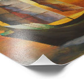 Chinesischer Junk in Ocker und Gelb Fotodruck (Ecke)