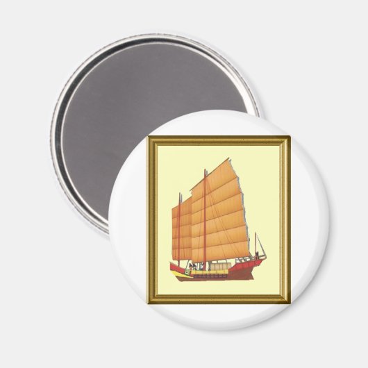 Chinesischer Junk Magnet (Vorderseite/Rückseite)