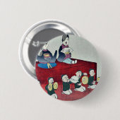 Chinesischer Kaiser und Kaiserin durch Kobayashi, Button (Vorne & Hinten)